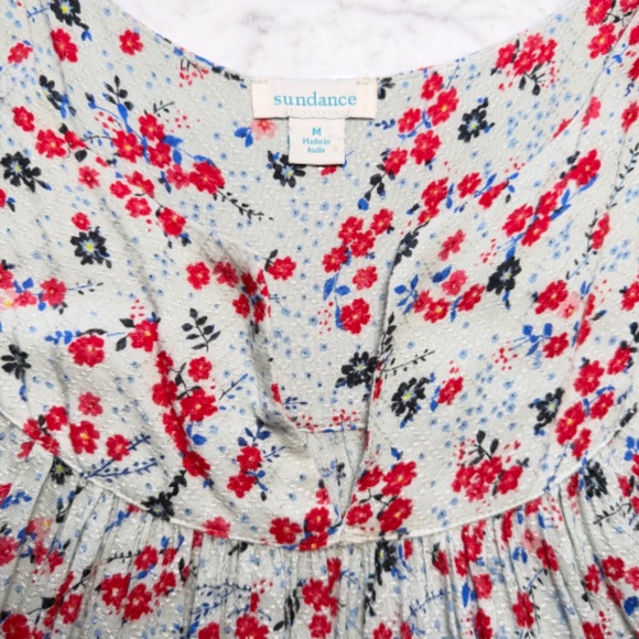 Sundance Floral Gradient Ombre Dress Size M - Picture 4 of 6